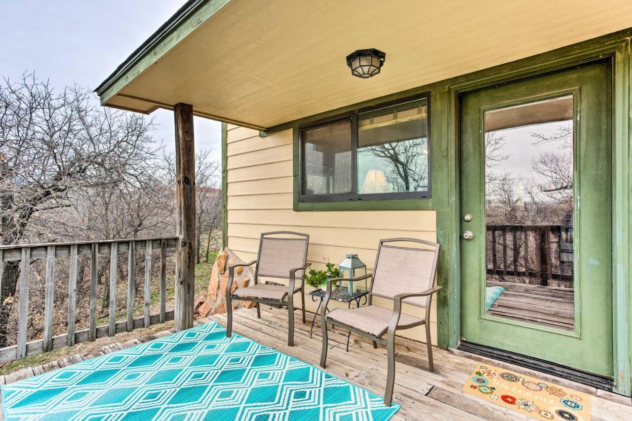 Medicine Park Cabin Rental With Mountain View Bagian luar foto
